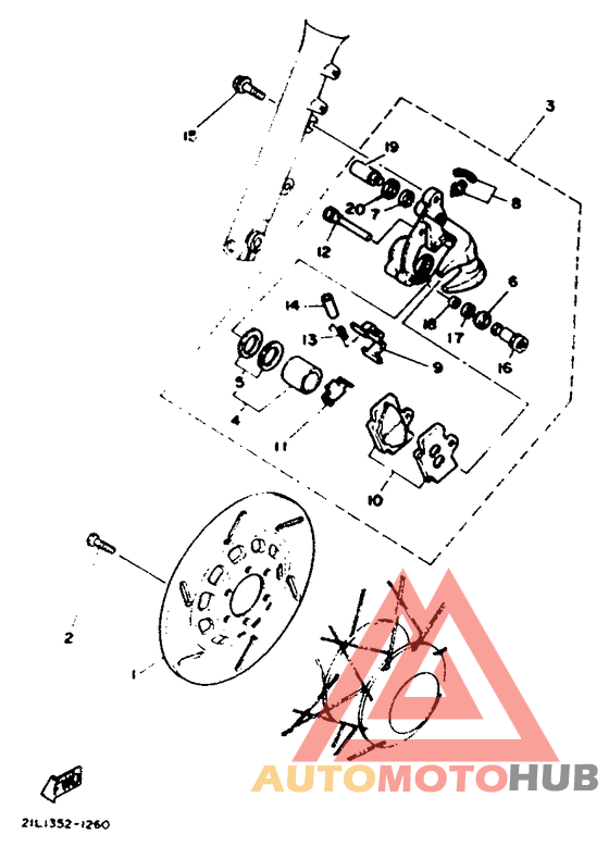 Передний тормоз