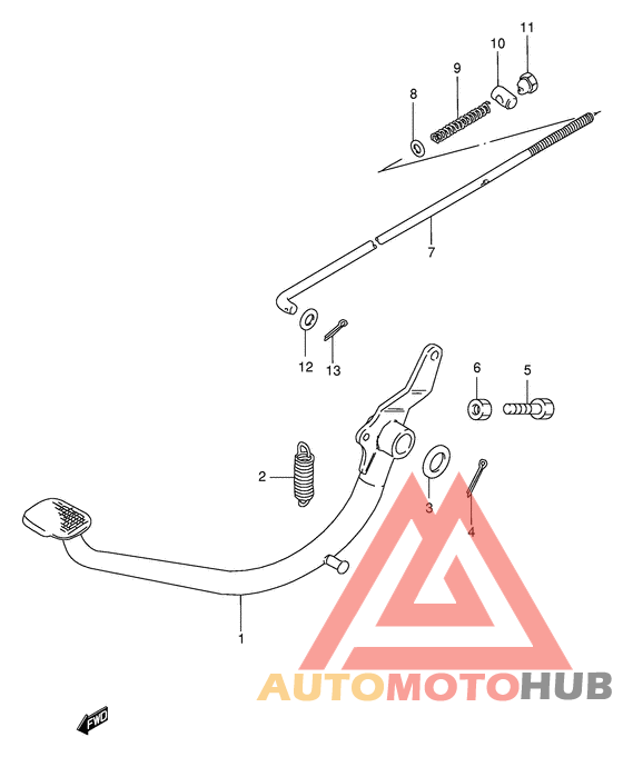 Передний суппорт