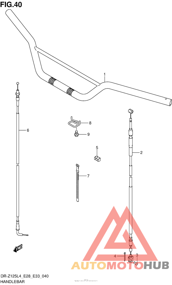 Handlebar (Dr-Z125Ll4 E33)