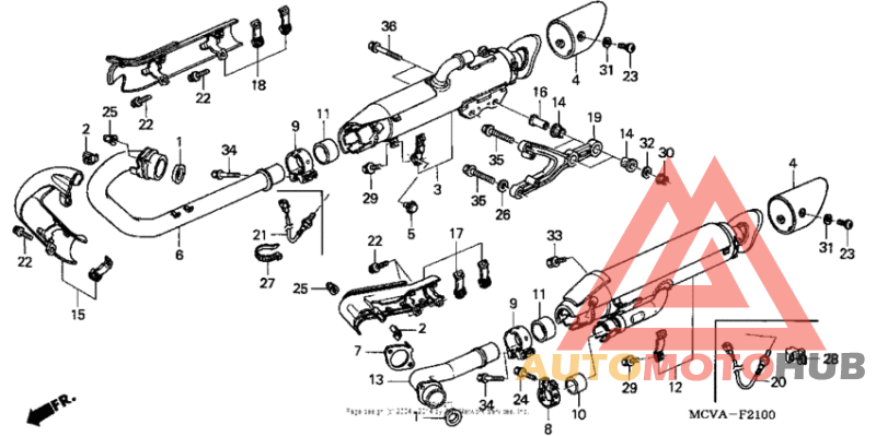 Exhaust muffler (1)