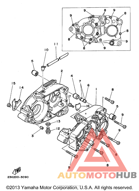 Картер двигателя