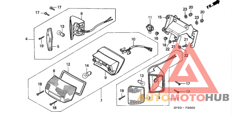 Taillight/rear winker