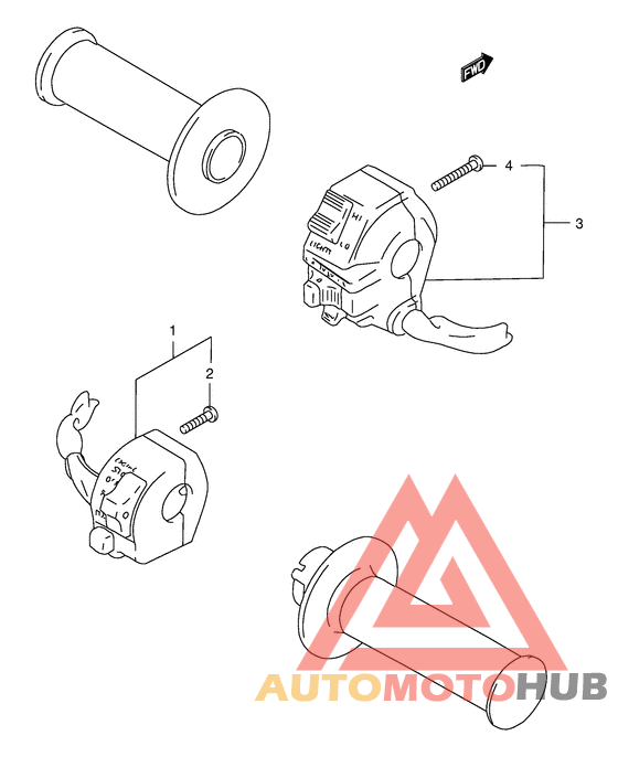 Рулевой переключатель