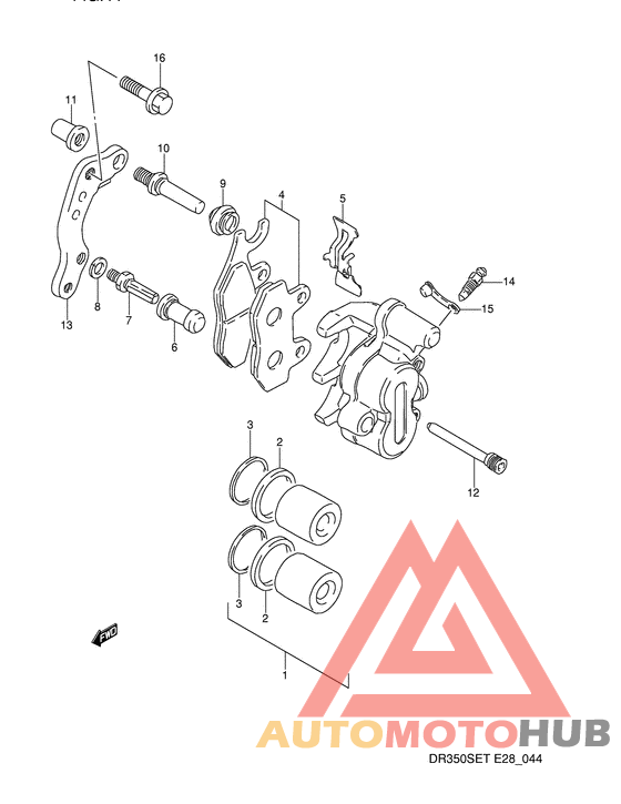 Передний суппорт