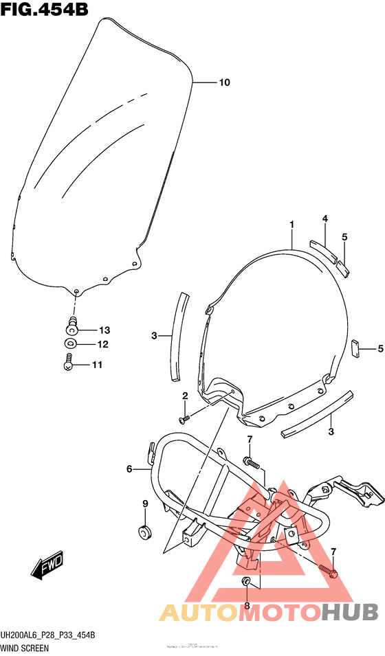 Wind Screen (Uh200Al6 P33)