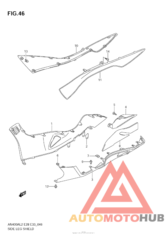 Side Leg Shield (An400Za L2 E28)