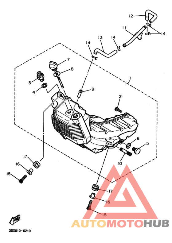 Oil tank assy