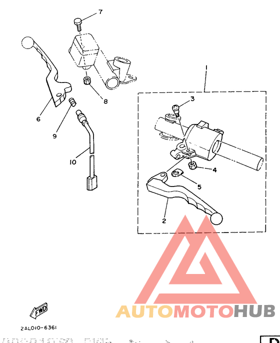 Handle switch. lever