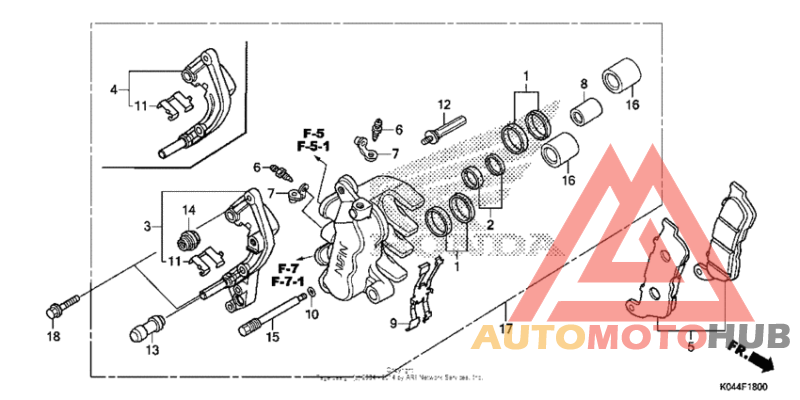 Передний суппорт