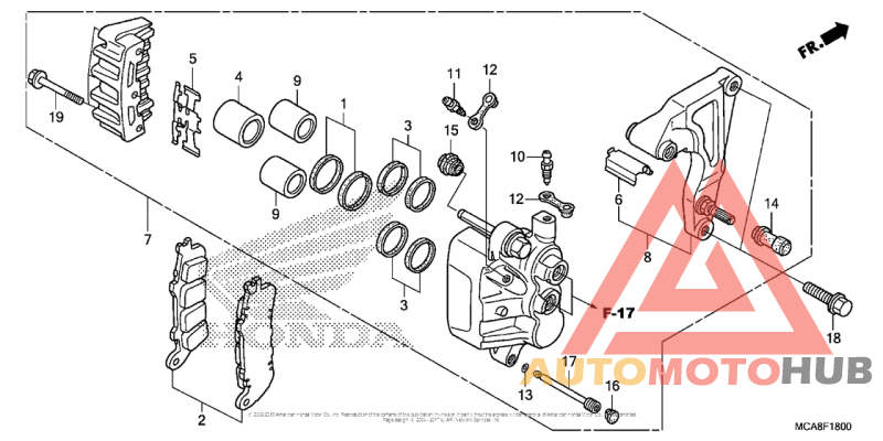Задний суппорт