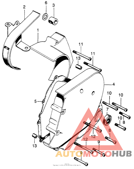 Transmission cover + rear cover