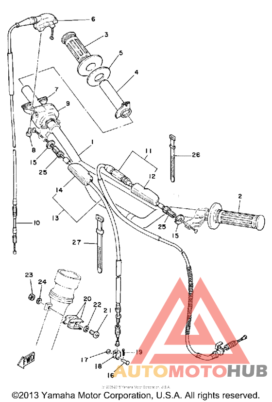 Руль -тросы