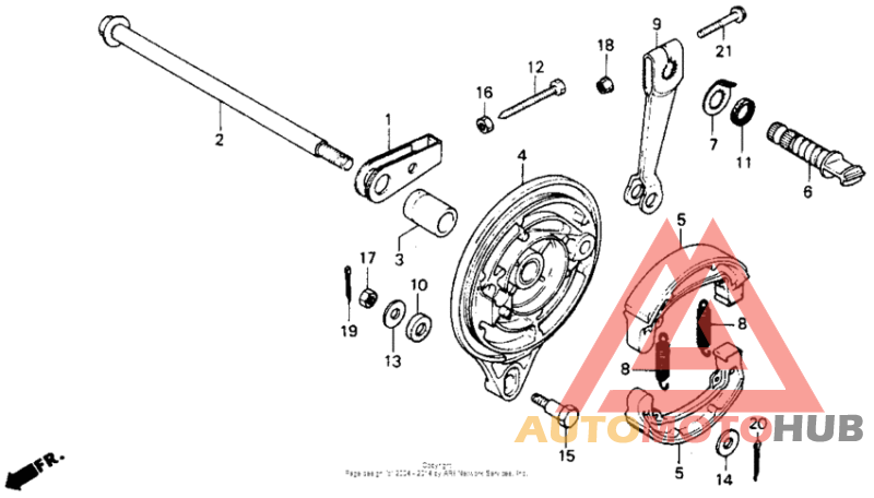 Задний тормоз