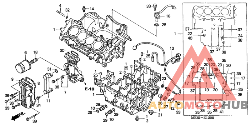 Картер двигателя