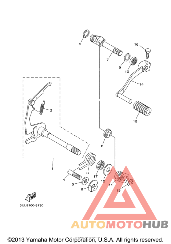 Вал переключения