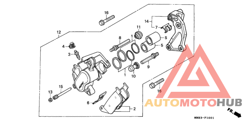 Передний суппорт