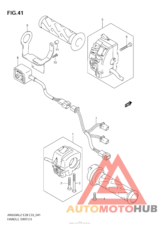Handle Switch (An650A L2 E28)