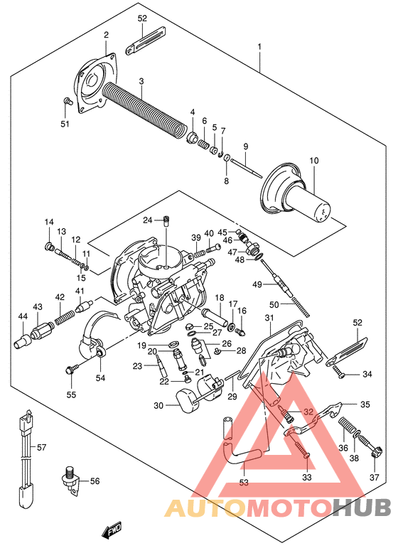 Carburetor assy