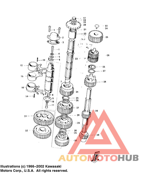 Transmission/change drum