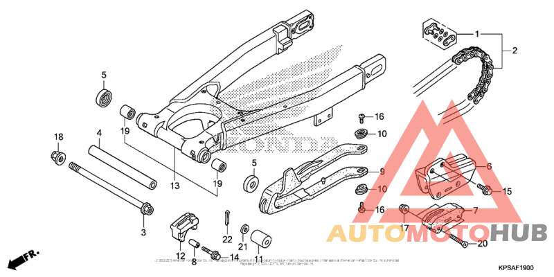 Swingarm + Chain