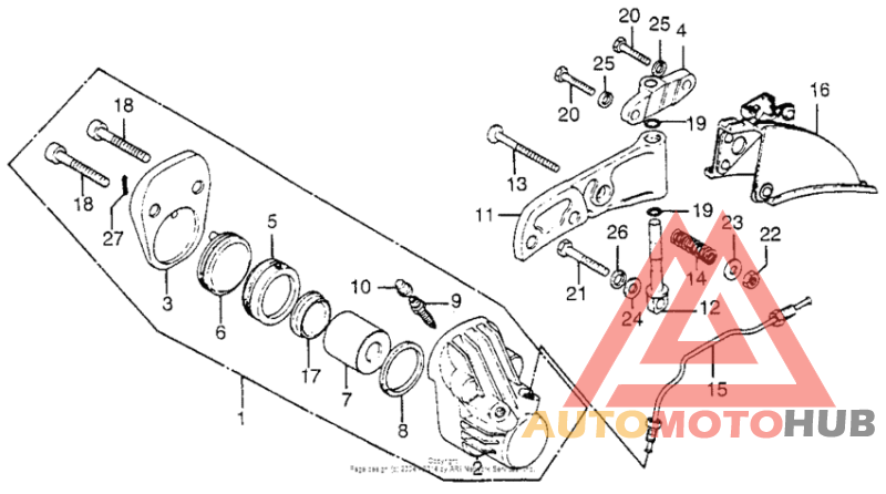 Передний суппорт