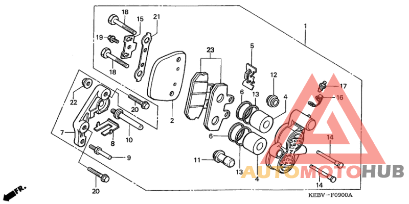 Передний суппорт