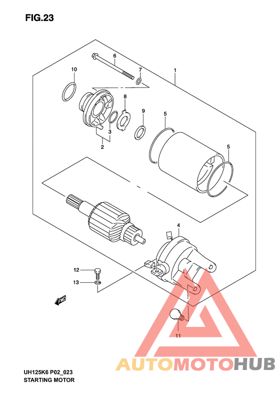 Стартерный мотор