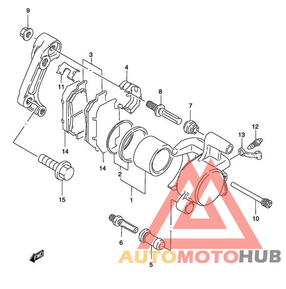 Передний суппорт