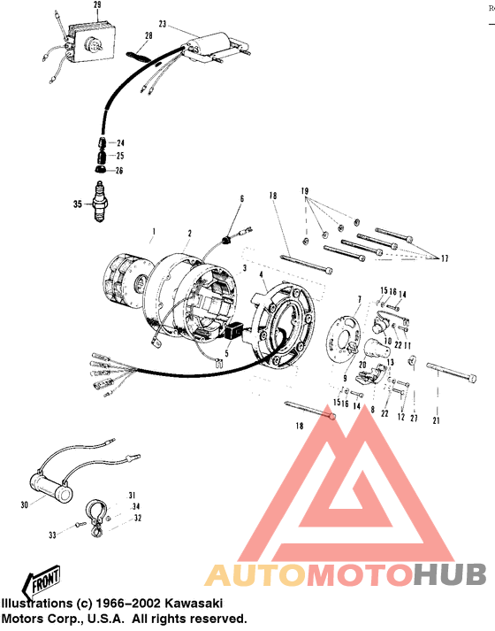 Ignition/generator/rectifier