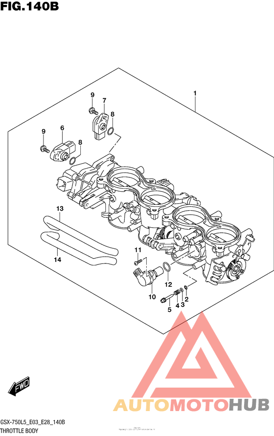 Throttle Body (Gsx-R750L5 E28)