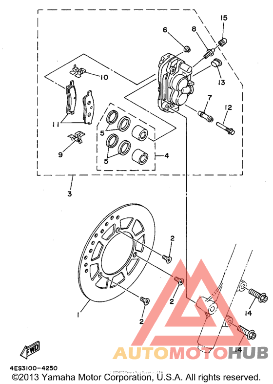 Передний суппорт