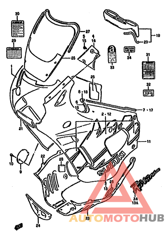 Cowling body