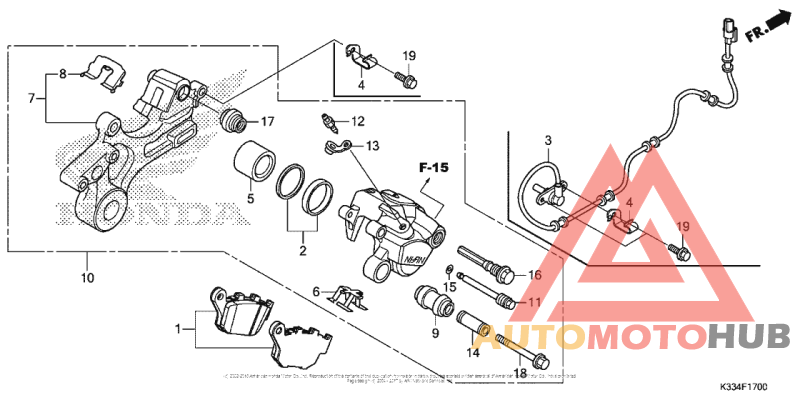 Задний суппорт
