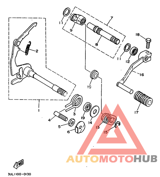 Вал переключения