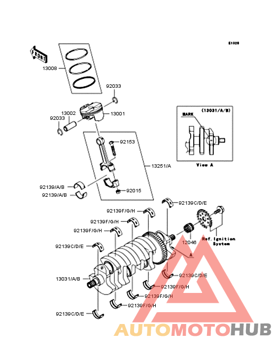 Crankshaft/piston