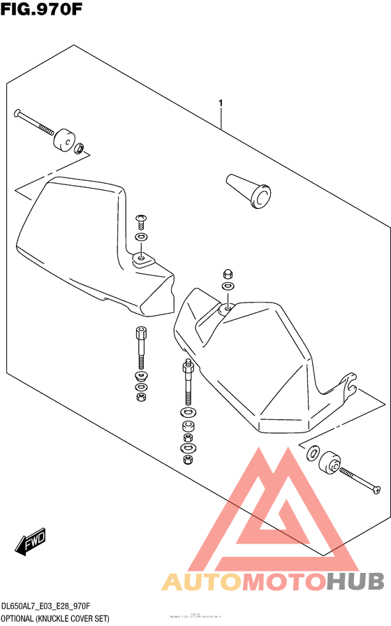 Optional (Knuckle Cover Set) (Dl650Al7 E33)