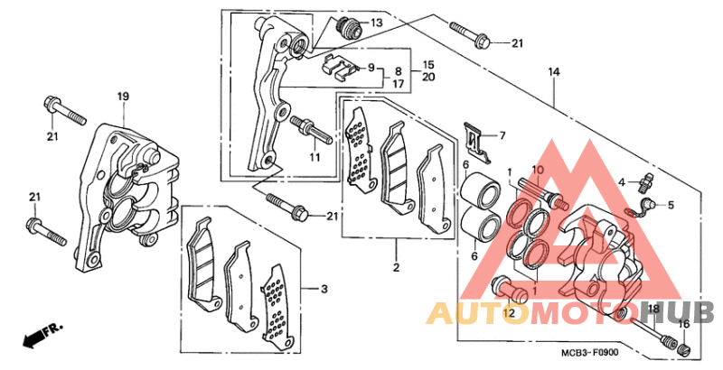 Передний суппорт