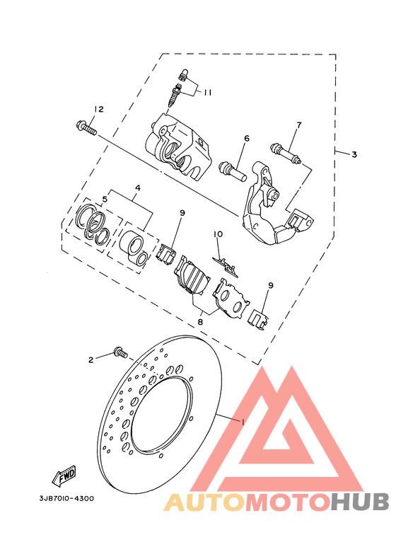 Передний суппорт
