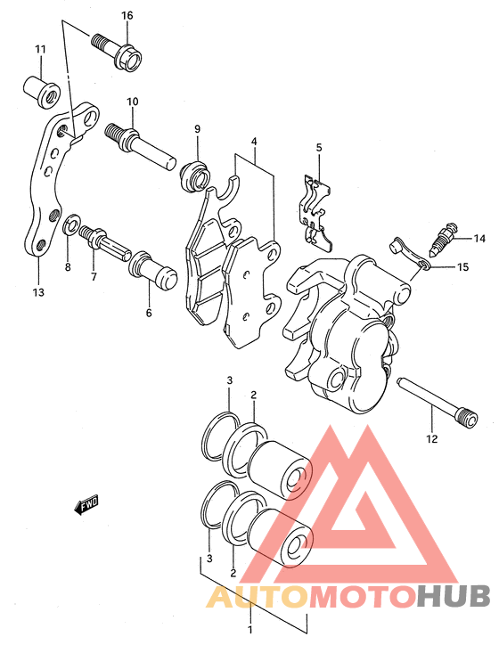 Передний суппорт