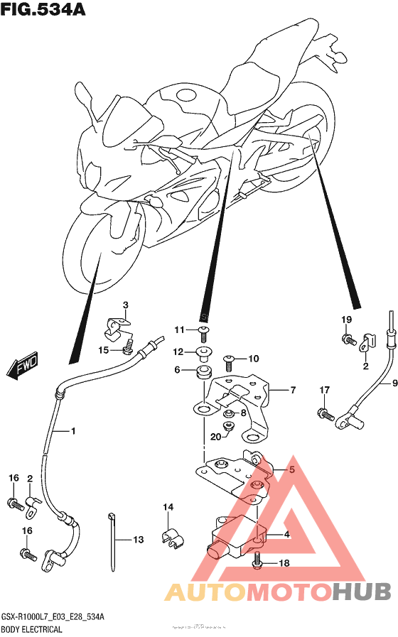 Body Electrical (Gsx-R1000L7 E03)