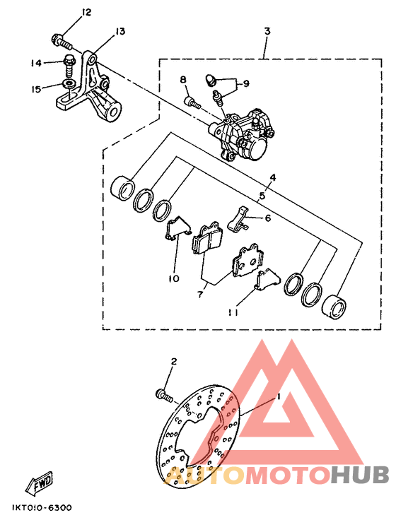 Задний суппорт
