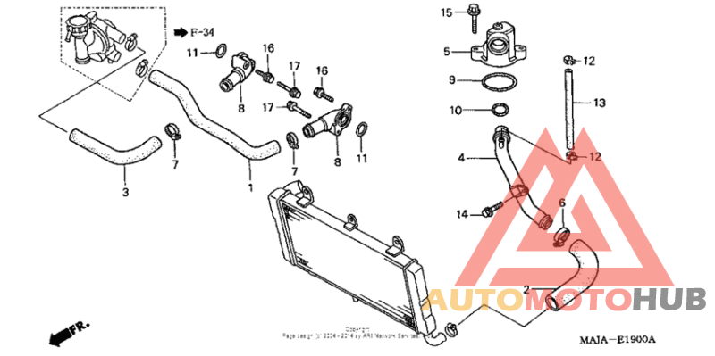 Патрубки охлаждения