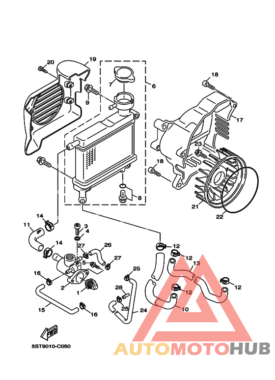 Радиатор и шланг