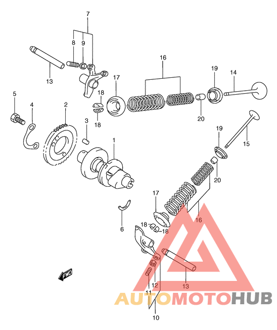 Распредвал / клапан
