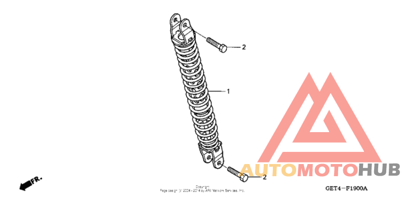 Задние амортизаторы