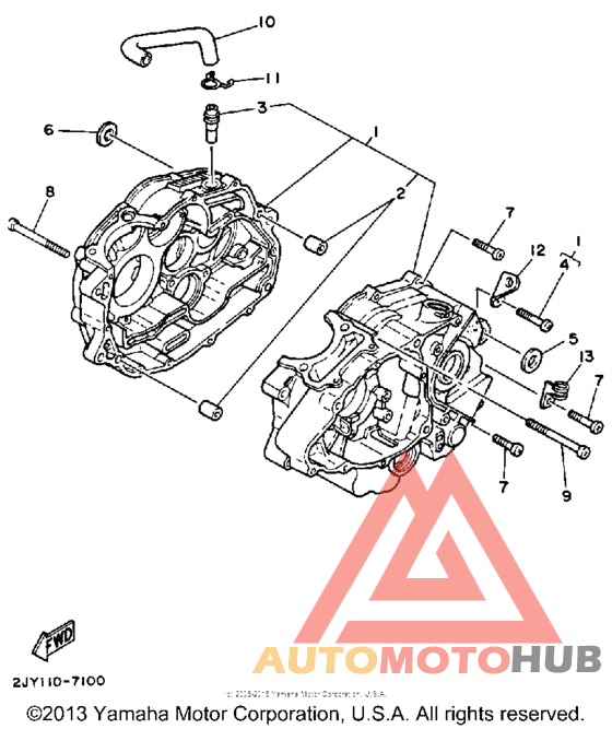 Картер двигателя