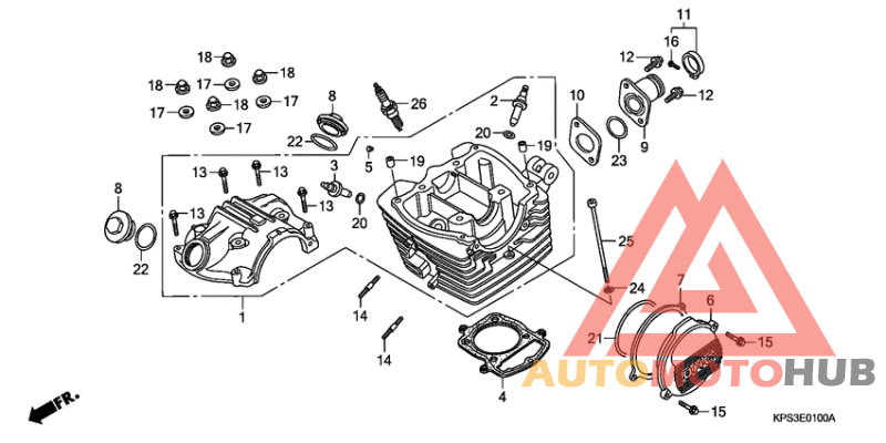 Cylinder head cover/ cylinder head