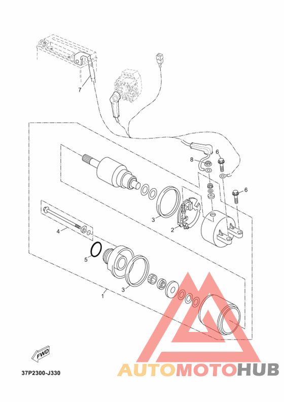 Стартерный мотор
