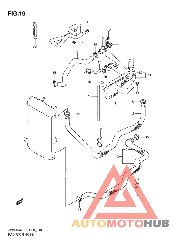 Радиатор hose
