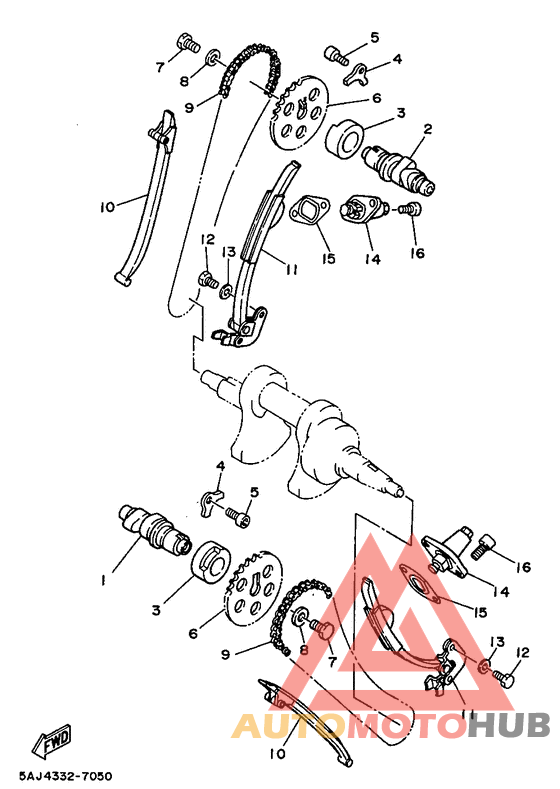 Camshaft. chain